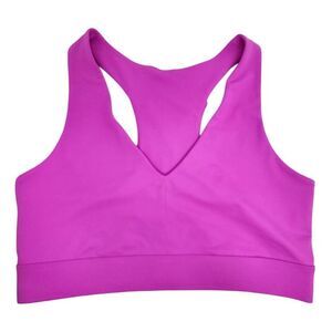 Fabletics Sports Bra Women's XXL On The Go Midi‎ Hot Pink Pocket Top